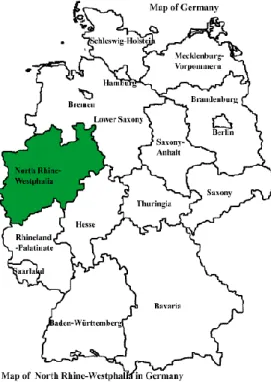 Figure 10. Location map of the target universities   Source. Own elaboration
