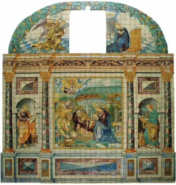 Figure 1.  The superlative Nossa Senhora da Vida azulejo panel