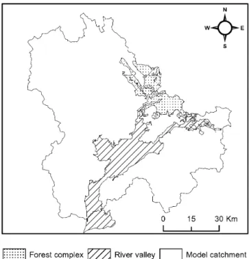 Figure 5. Major landscape features of the Biebrza River catchment.