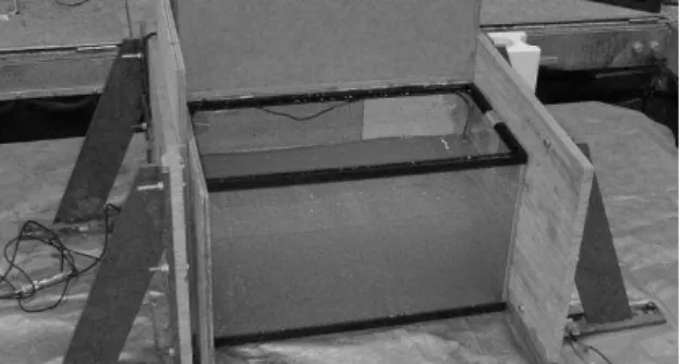 Fig. 1. Experimental setupwhich has done in the shaking table of earthquake engineering laboratory of Kanazawa University 