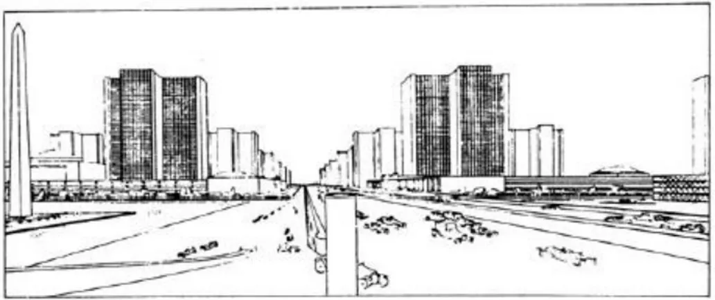 Figura 2.9- Paradigma da formalidade: Uma paigem de objectos e a visão futurística de Le Corbusier -1922