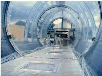 Fig. 1. The atmosphere simulation chamber SAPHIR from inside.