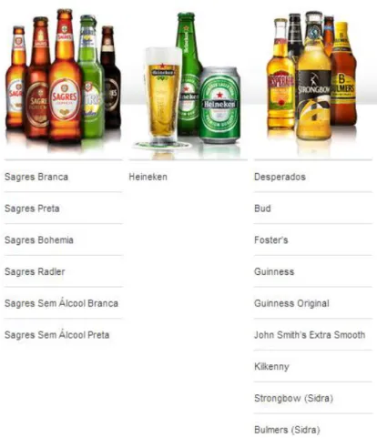 Figure 3 - SCC beer portfolio 