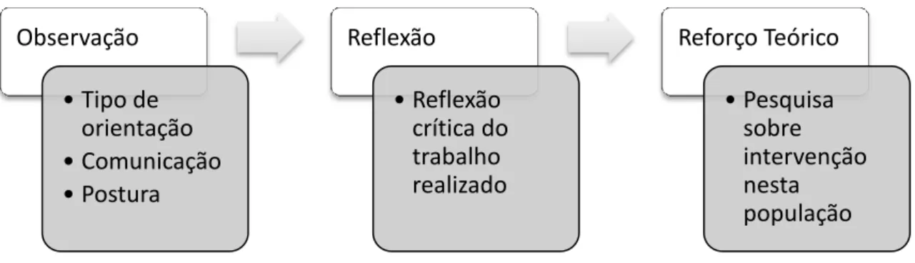 Figura 5 – Etapas do processo de observação 