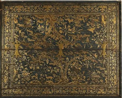 Figura 7: Tampo de mesa de uma Kunstkammer em Ambras, 1596 