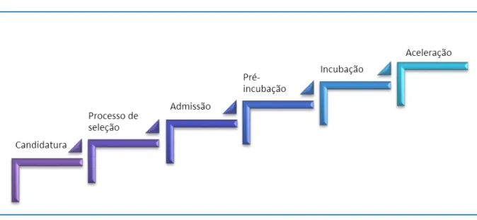 Figura 1 - Definição das etapas da incubação 