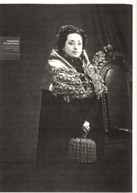 Fig.  2.  Leopoldina Paulo,  1944.  The first woman to obtain a doctoral degree in  the  University ofPorto