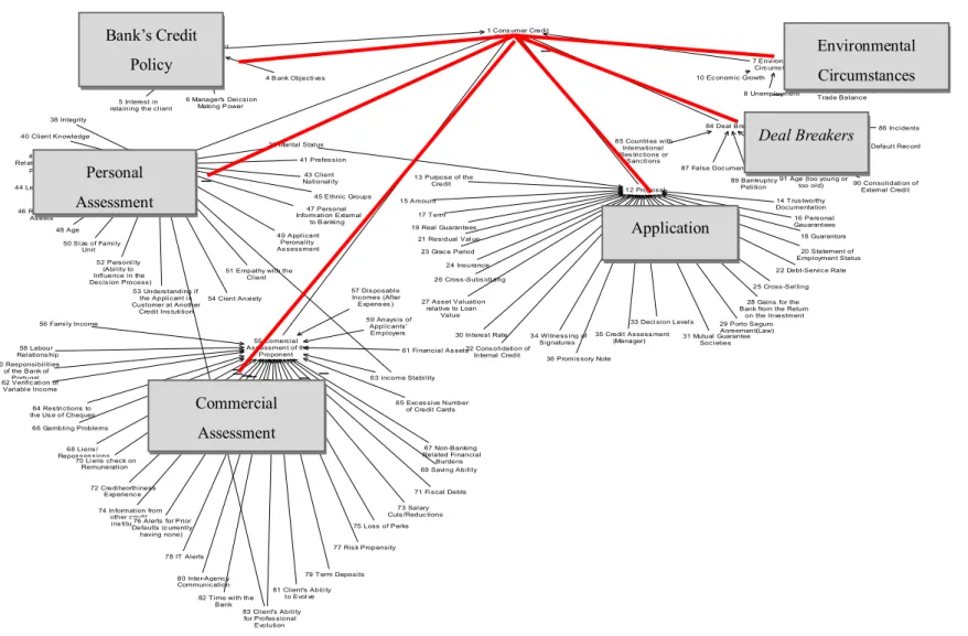 Figure 2 – Collective cognitive map 