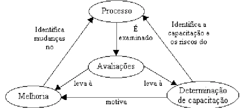 Figura 2.6. Avaliações de processos de software [ISO/IEC 15504-1, 1998]. 