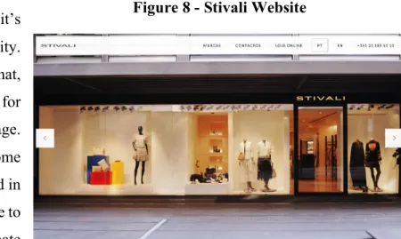 Figure 8 - Stivali Website 