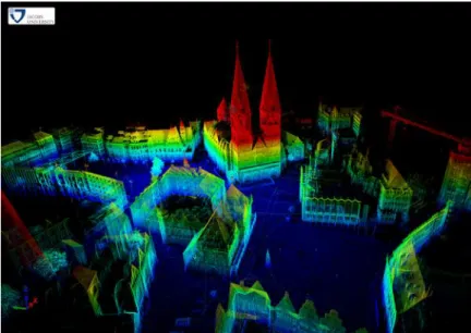 Figure 2.15: A 3D map of Bremen city obtained using the 6D SLAM, available at 3DTKSite (2013)