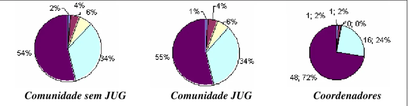 Figura 05: O JUG proporciona discussões sobre temas que são estrategicamente importantes  para mim, como profissional 