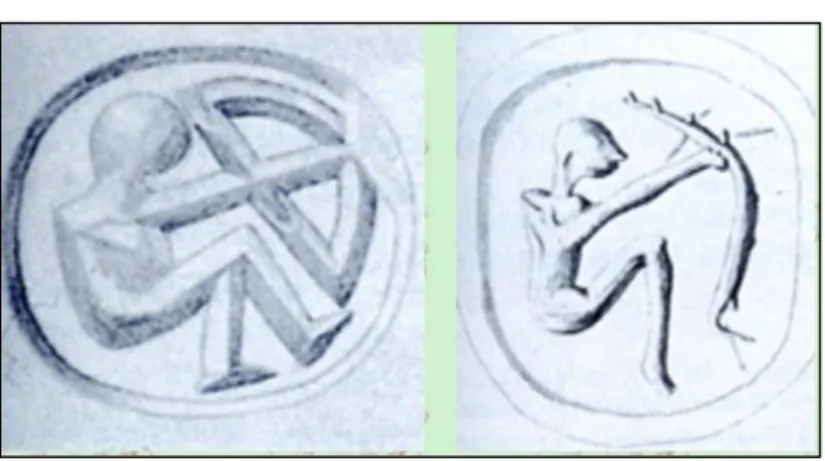 Figura 7 − Figuras humanas com arco. 
