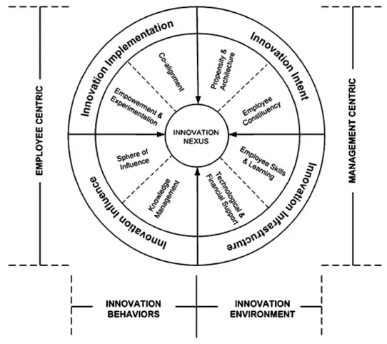 Figura 4 - Blueprint da inovação  Fonte: DOBNI (2006) 
