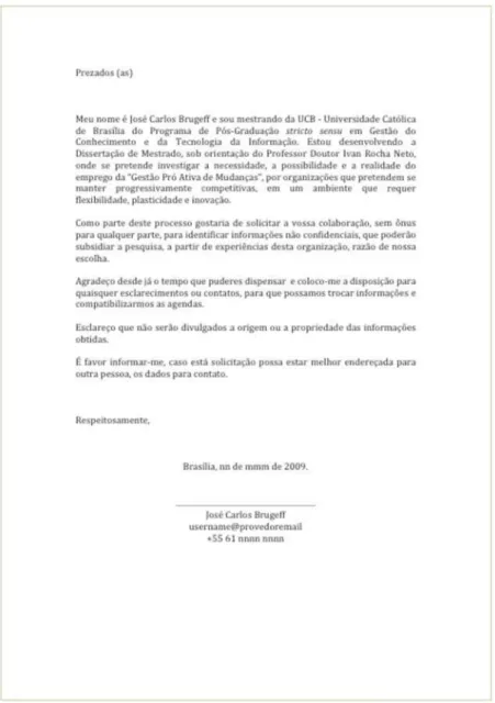 Figura 05. Carta convite para participação no processo 