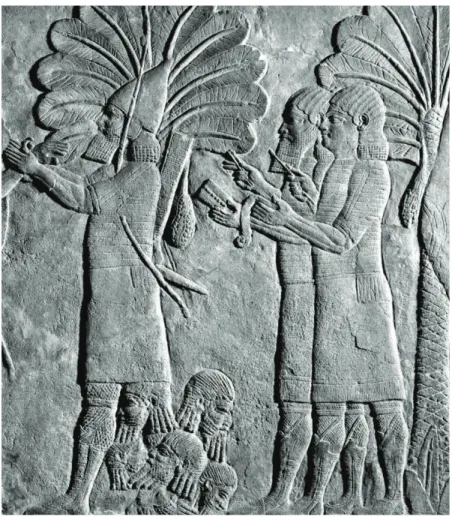 Fig. 6: Palácio Sudoeste de Nínive. British Museum, ME 124955-7. © The Trustees of the Brit- Brit-ish Museum.