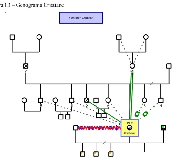 Figura 03  –  Genograma Cristiane 