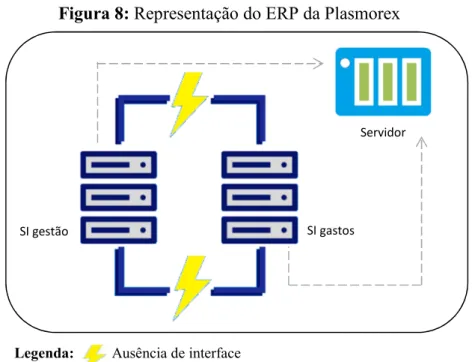 Figura 8: Representação do ERP da Plasmorex 