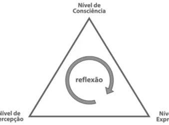 Figura 4 - Nível de Consciência, Nível de Percepção e Nível de Expressão 
