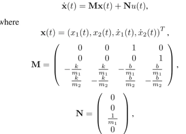 Fig. 1. Two carts system.