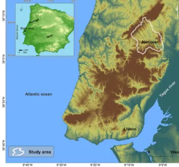 Figure 1. Location of Alenquer study area.