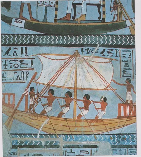 Figura  8  -  Túmulo  de  Sennefer,  XVIII  dinastia.  [Extraído  de  MANLEY,  Atlas  Historique, p