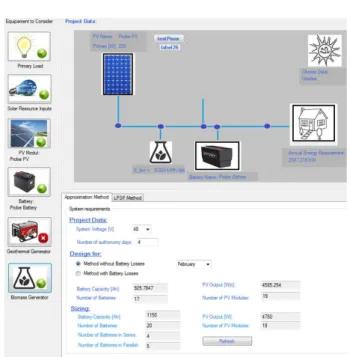 Fig.  4  User interface of the propose estimation program 