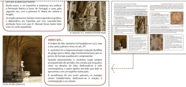 Fig. 6 - Caixa de Curiosidades sobre Vasco da Gama e o Caminho Marítimo para a Índia e o busto do  navegador(?) 