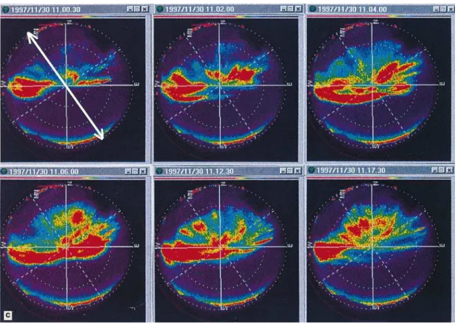 Figure 6 shows X- and Z-component magnetograms from Ny AÊlesund (NAL; 75  MLAT), Longyearbyen (LYR; 74  MLAT), Hornsund (HOR; 73  MLAT), Hopen (HOP; 72  MLAT) and Bjùrnùya (BJN;