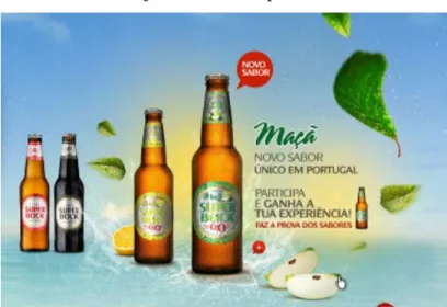 Fig 4.9.  Oferta de cerveja sem álcool Super Bock 