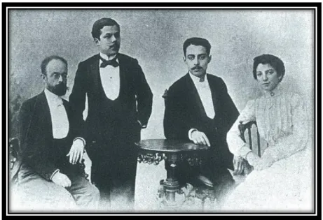 Fig. 7 - Quarteto Moreira de Sá em 1901. 