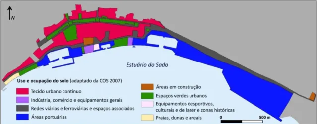 Figura 2.7 – Uso e ocupação do solo (Adaptado da COS07). IGP, 2007. 