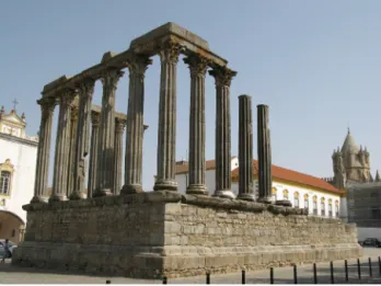 Fig. 7. View of the current condition of the Roman Temple of Évora [93].