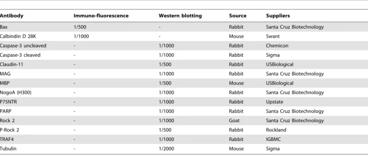 Table 2. Primers used for Q-RT-PCR.