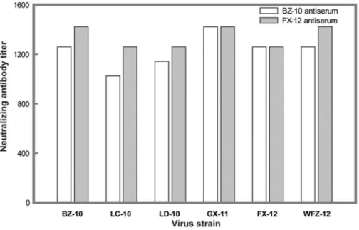 Table 2. Prevalence of the observed polymorphic residues in the E protein between Tembusu and Sitiawan viruses in DTMUV a .