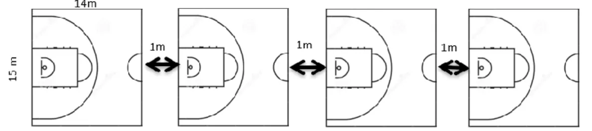 Figura 8- Disposição dos campos 1 street basket 