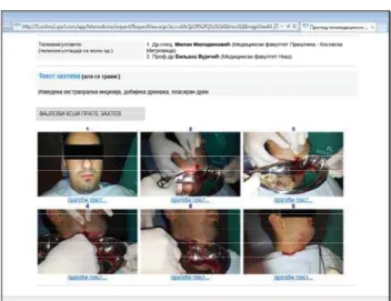 Fig. 1 – A newly received teleconsultation request in the XPA3 Online system.