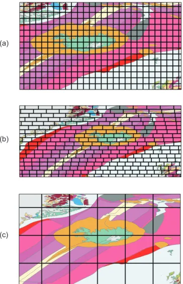 Table 2. Breakdown of the geology in Hearn et al. (2003), Global GIS (abbreviated as GG in the text).