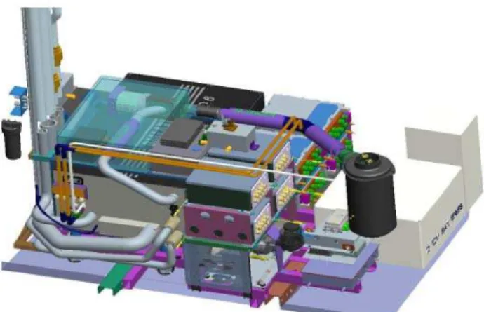 Fig. 8.  Drawing of the engine used the hydrogen fuel cell in Canada. 