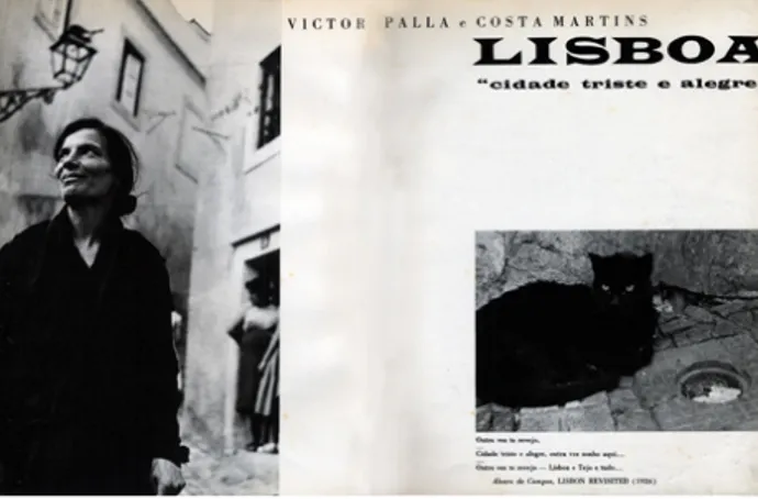 Fig. 3 – Folha de rosto do catálogo Lisboa, cidade triste e alegre  de Vítor Palla e Costa Martins 