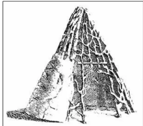 Fig.  1    A  cabana  primitiva  e  as  origens  da  arquitetura,  da  autoria  do  arquiteto  britânico  William Chambers.