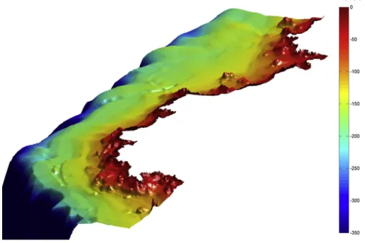 Fig. 6. Wave power (above) and spectral wave height (below) computed by the numerical model and recorded at the coastal buoy location.