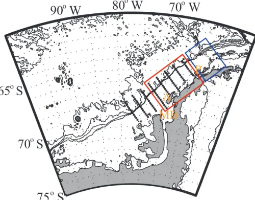 Figure 1. Map of the Western Antarctic Peninsula (WAP) and study area of the Palmer Station Long Term Ecological Research (PAL-LTER) project