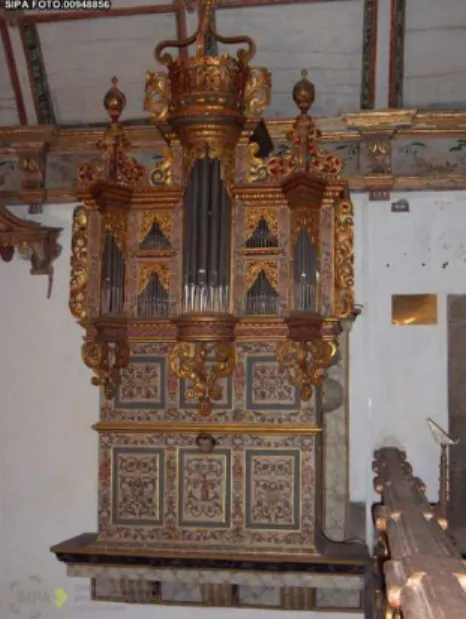 Fig. 9: Órgão da Igreja de S. Martinho de Caramos 