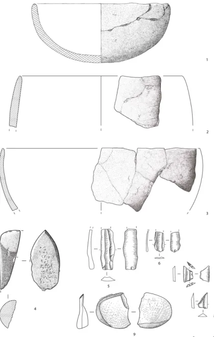 Figura 2. Cultura Material do Neolítico médio pleno – exemplares da Moita do Ourives.  
