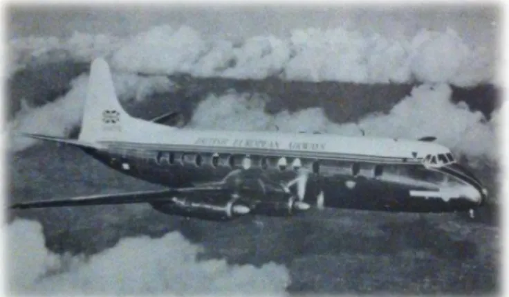 Figura 4 - Avião, destinado ao transporte de 60 passageiros, entrou  em serviço em 1958 na British European Airways