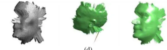 Figure  8  (a)-(e)  shows  the  reconstructed  versions  of  the  original  face  image  using  different  percentages  of  wavelet  coefficients