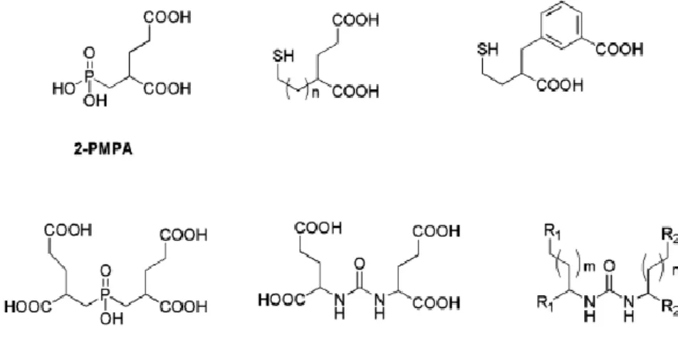 Figure 1.5. General structure of a Urea-based PSMA radioligand. Adapted from (2) . Figure 1.4
