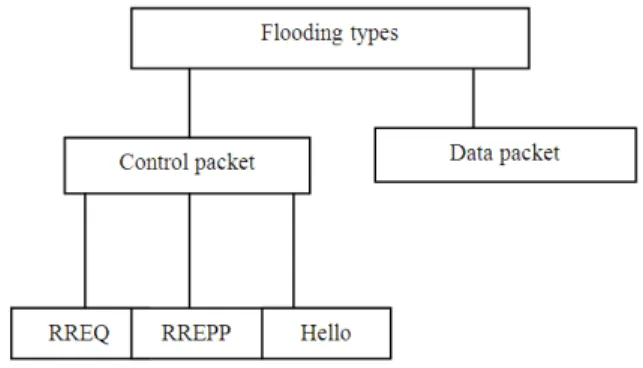 Fig. 2. Flooding attack types 