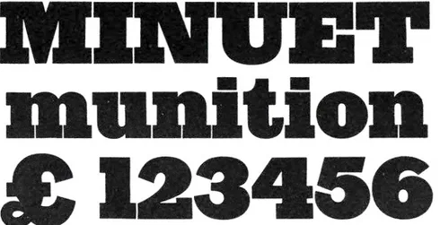 Figura 21: Extrato retirado de ““The Specimen Book of Types Cast at the Austin  Letter Foundry”, 1838